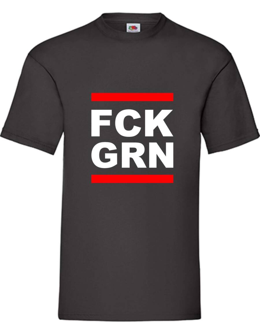 T-Shirt Mit Beschriftung FCK GRN